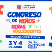 Defensor del Pueblo realizará Congreso de Niños, Niñas y Adolescentes